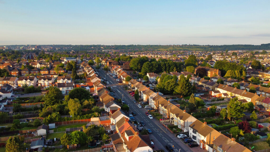 Birdseye view of Luton property for sale at Auction